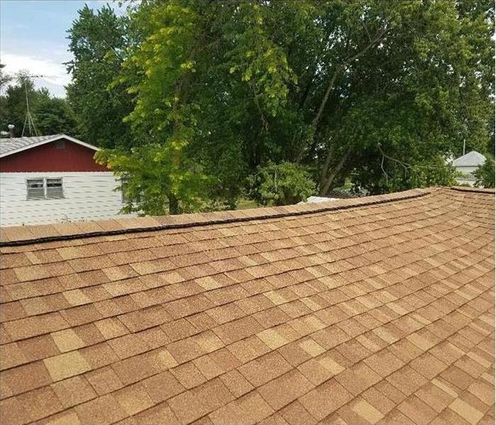 repaired roofing